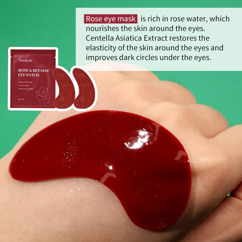 Yeokoe application on model under eye demonstrating easy use
