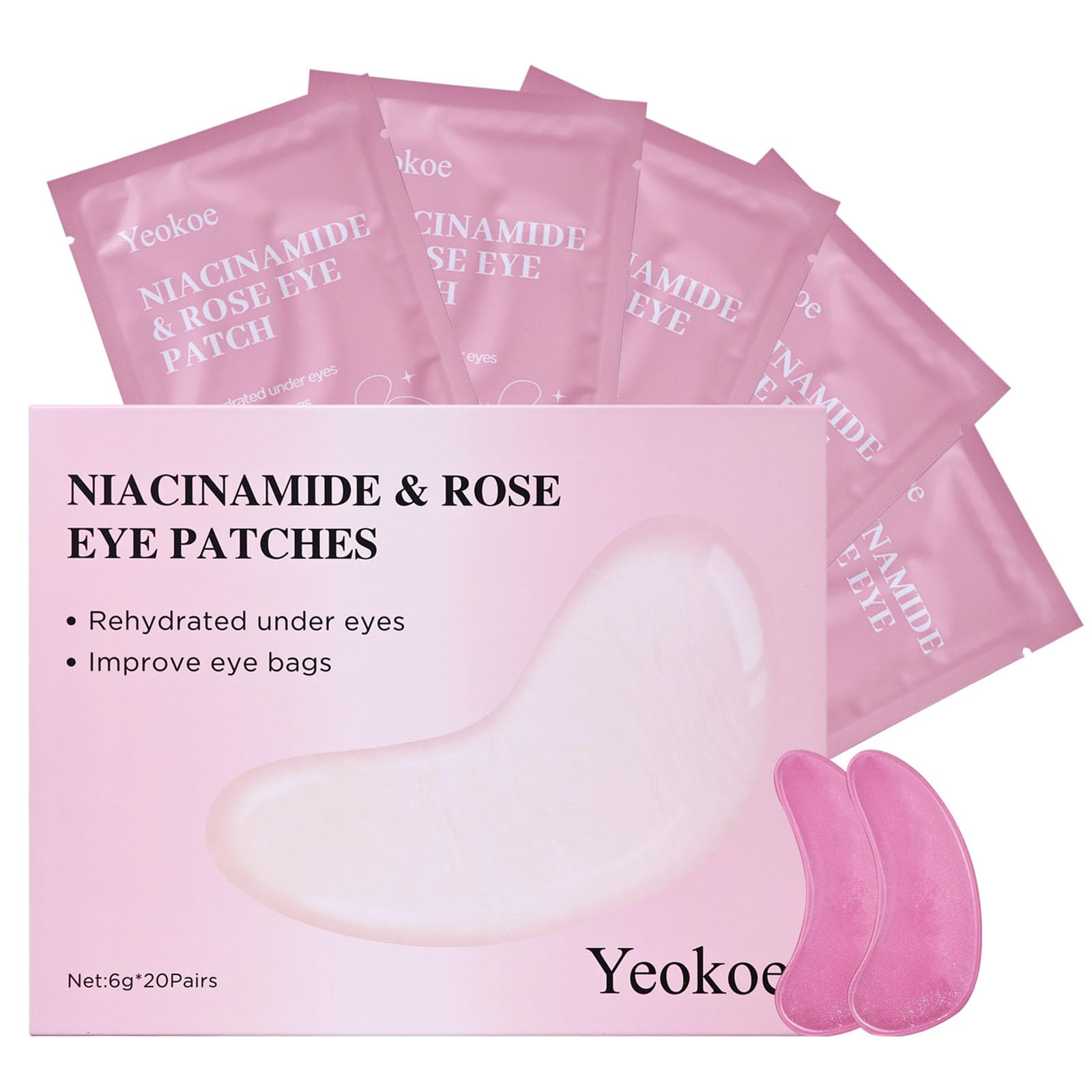 Yeokoe front packaging showing 20 pairs and benefits
