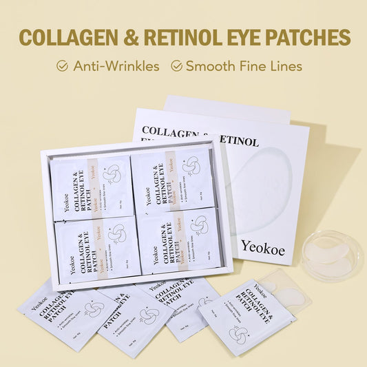 Yeokoe open single-use pack revealing a pair of gel patches