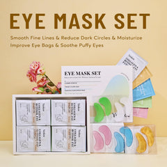 Yeokoe open pouch with a visible pair of eye patches ready to use for quick treatments