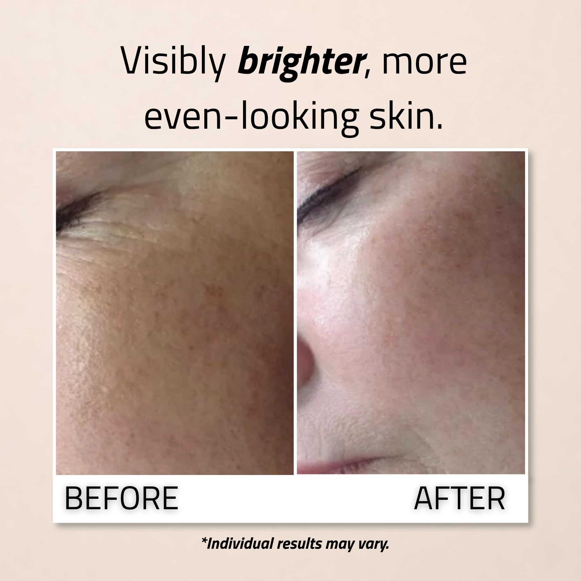 YEOUTH serum on hand being spread, illustrates hydration and immediate smoothing benefit