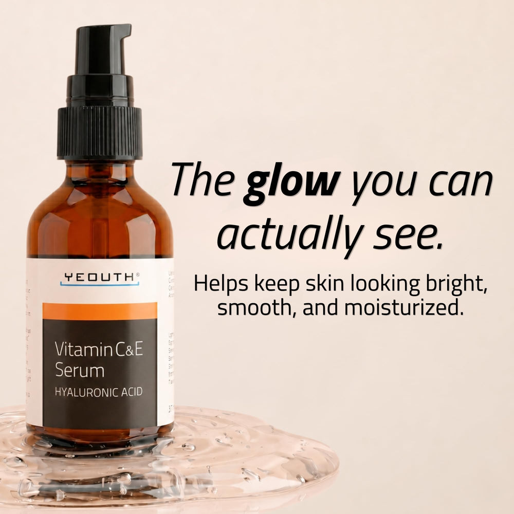 YEOUTH dropper releasing serum, demonstrates precise application and minimal waste