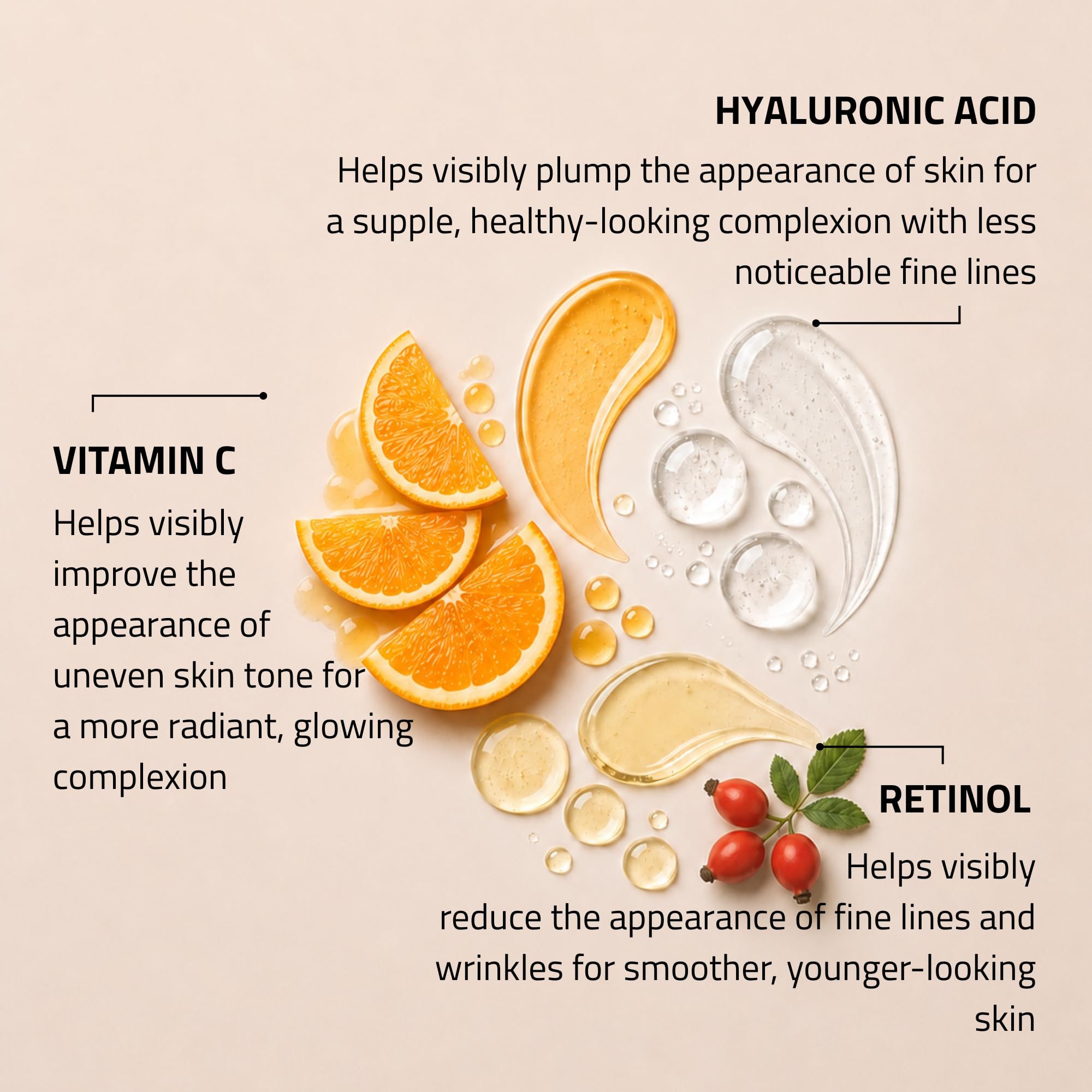 YEOUTH vitamin C serum pipette with bright texture for radiance