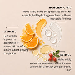 YEOUTH vitamin C serum pipette with bright texture for radiance