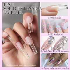 YEPYEPGO white gel close-up texture demonstrating easy shaping and hold
