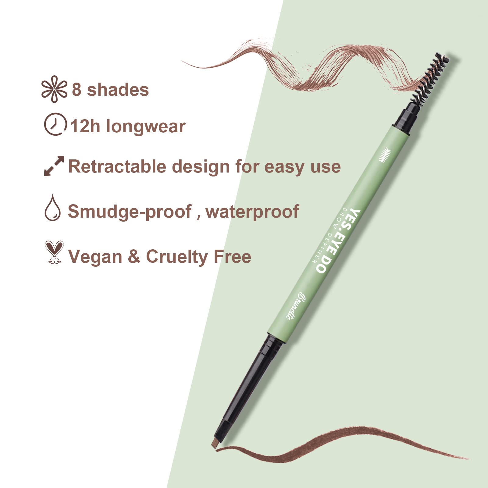 YES.EYE DO before-and-after brows showing subtle grey definition