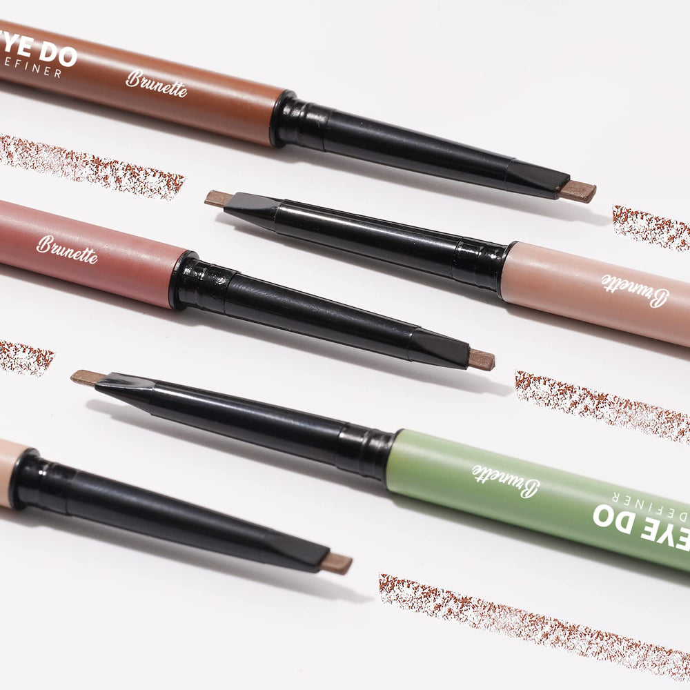 YES.EYE DO lifestyle shot of older woman applying pencil for natural-looking brow enhancement