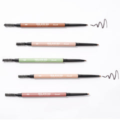 YES.EYE DO pencil held in hand to show compact size and travel convenience