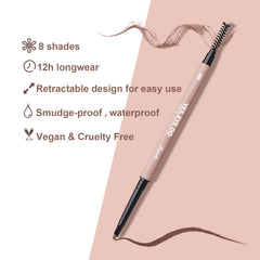 YES.EYE DO pencil beside coin showing compact size and easy portability benefit