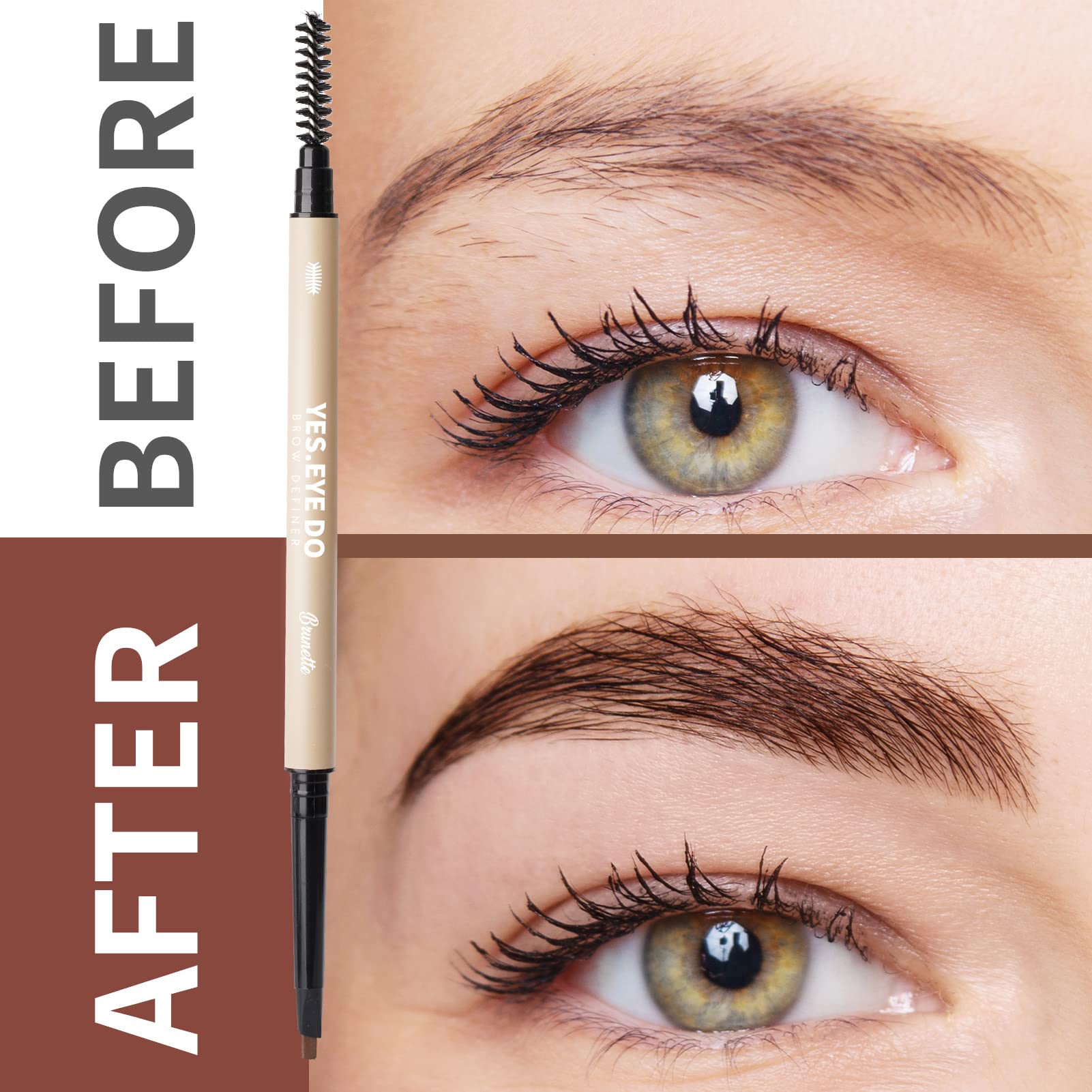 YES.EYE DO creamy lead texture stroke showing smooth application and natural finish