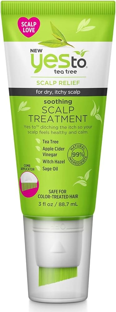 Yes To front bottle image showing clear gel benefit for clearer scalp