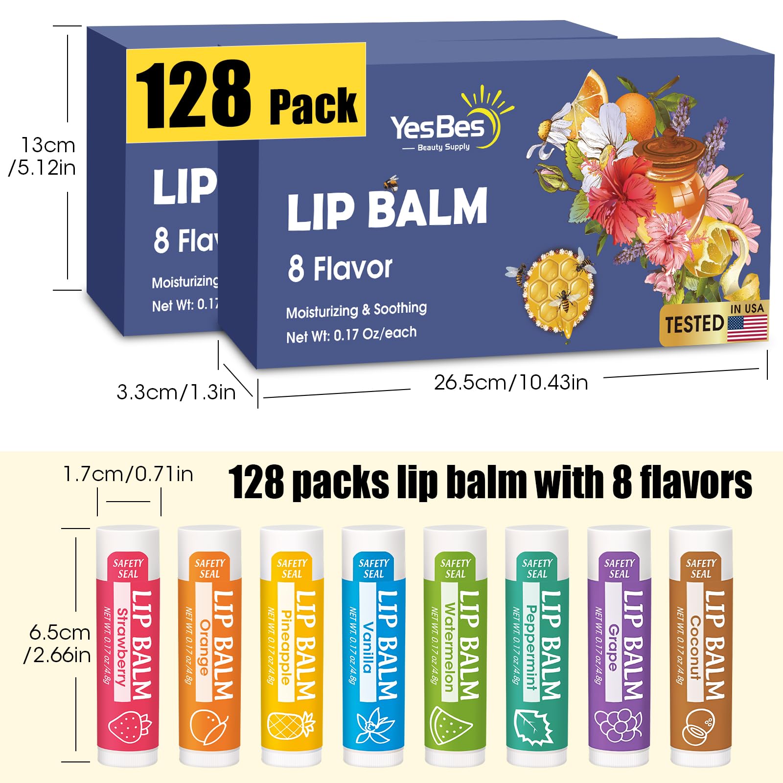 YesBes open cap showing balm tip for easy quick application