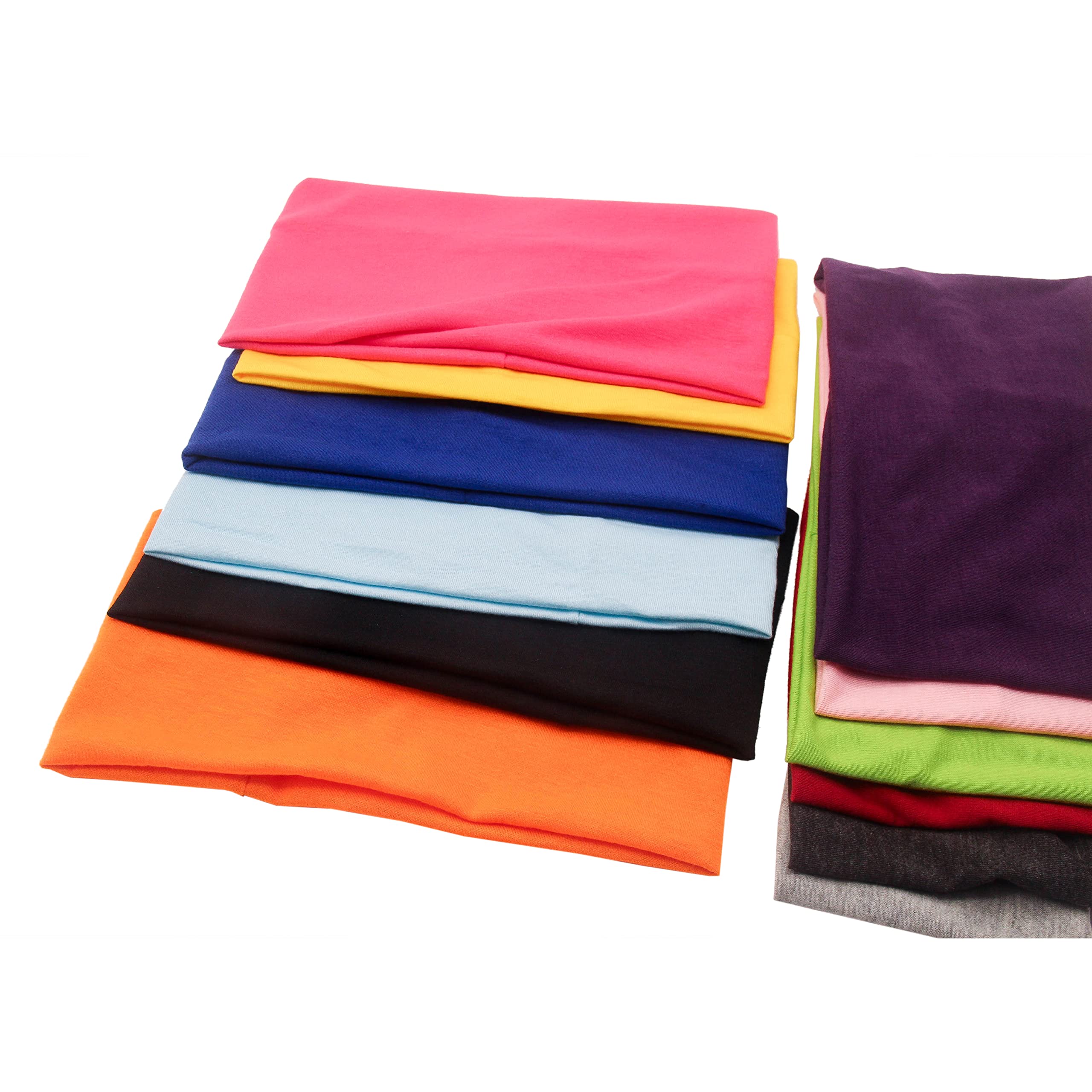 Yeshan assortment of candy colors laid flat for styling options