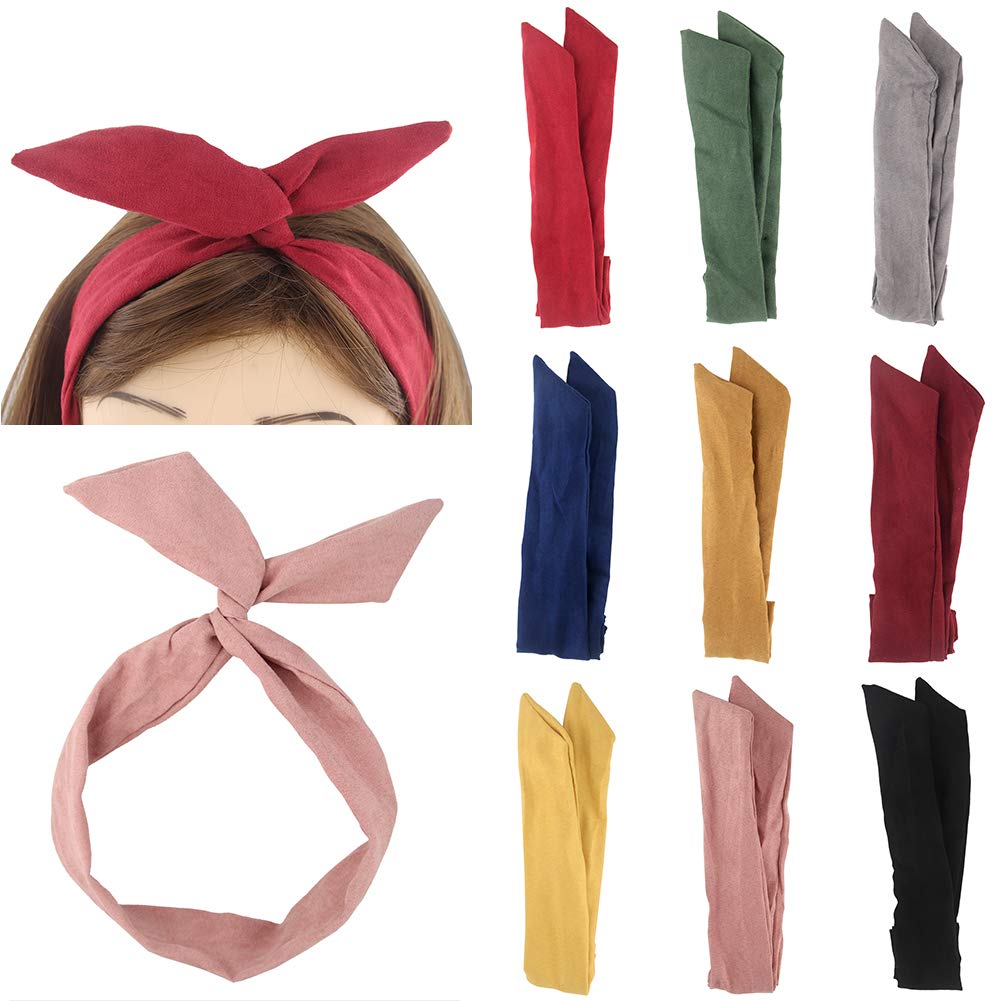 Yeshan front pack display showing nine colorful headbands and variety benefit