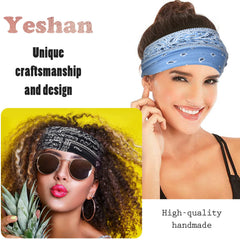 Yeshan model wearing headband during yoga showing stability and comfort