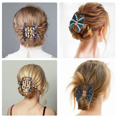 Yeshan worn in wedding hair showcasing decorative formal finish
