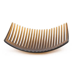 Yeshan side comb placed in model hair demonstrating secure, low-profile hold