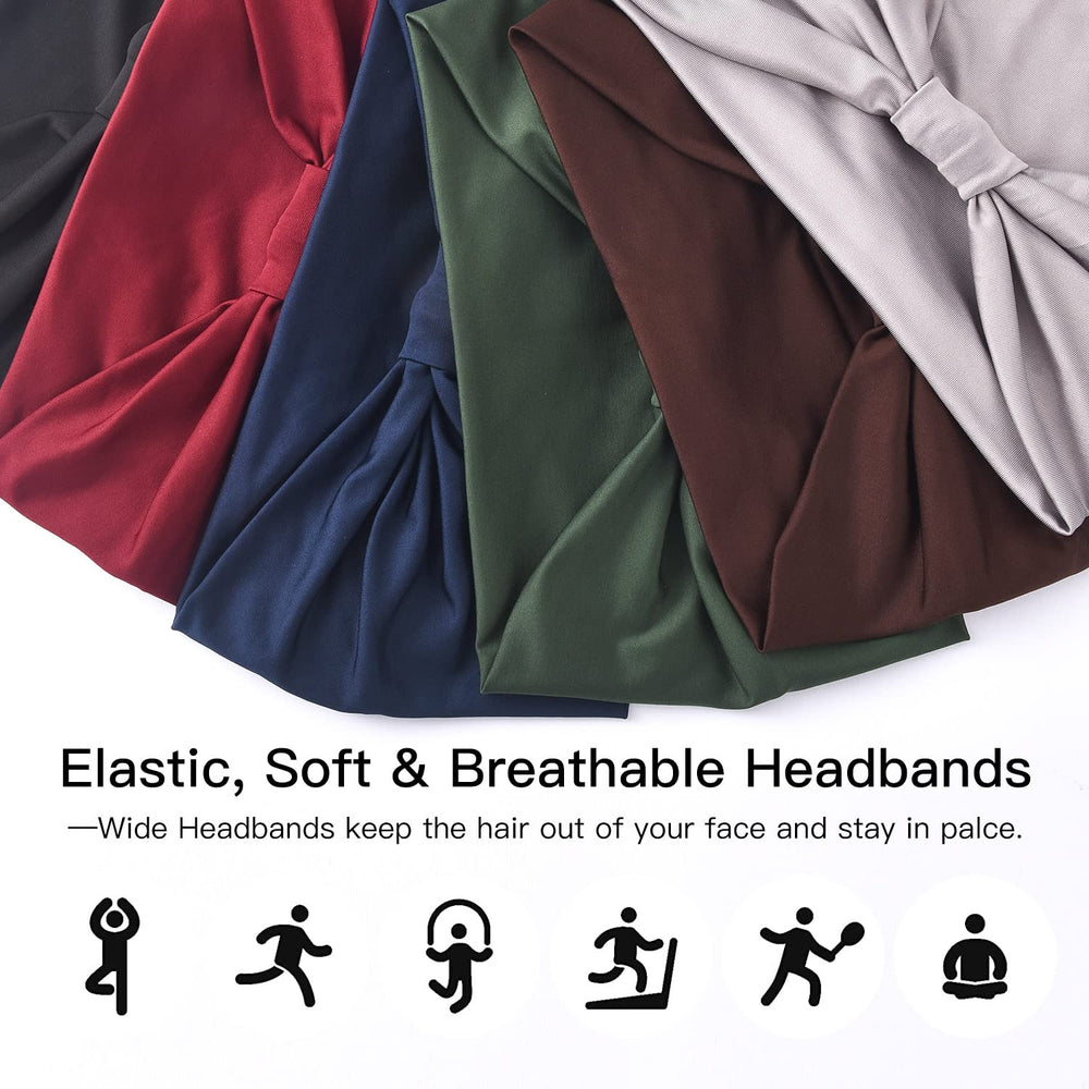 Yeshan headband held in hand to show size and stretch, helping customers judge fit