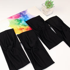 Yeshan stacked headbands next to ruler showing pack size and value benefit