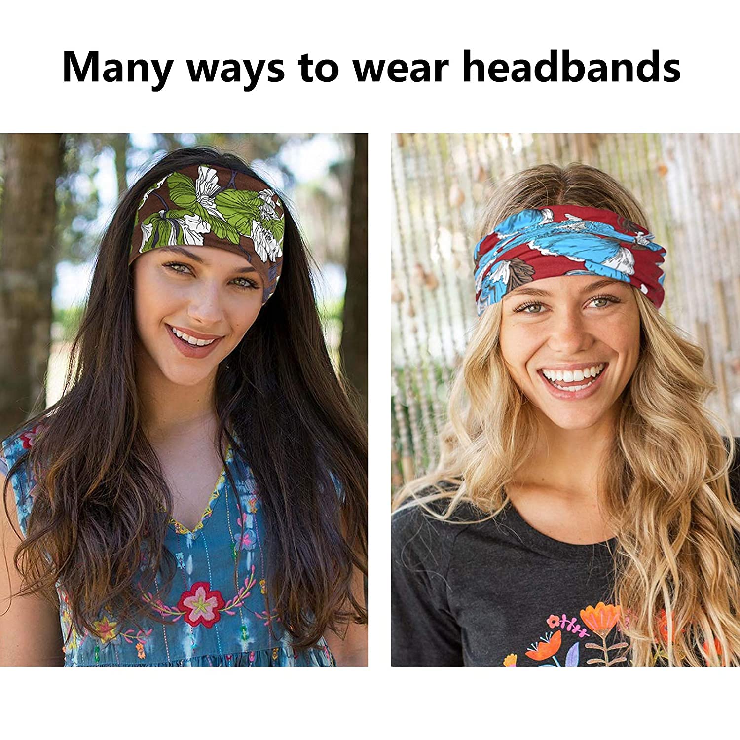 Yeshan band worn with ponytail showing gentle grip and comfortable wear