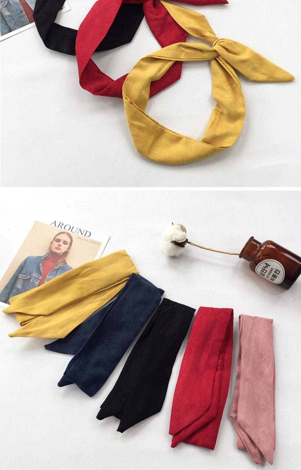 Yeshan used as wrist wrap illustrating multipurpose accessory benefit