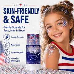 Yeweian application on cheek demonstrating easy glide and instant sparkle