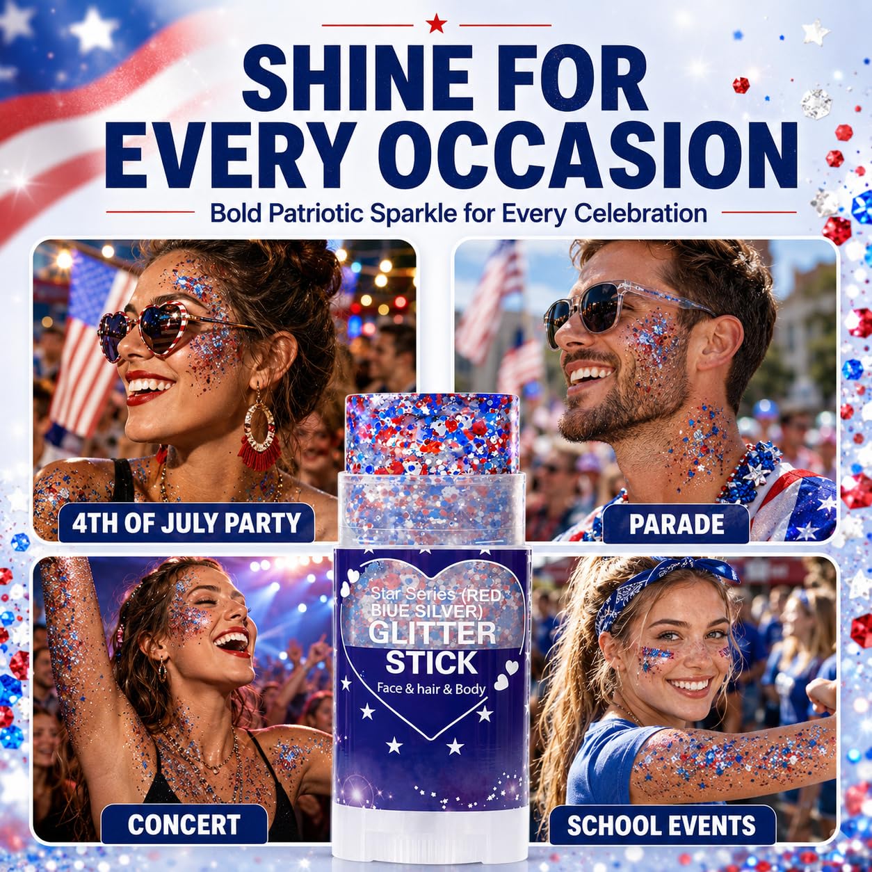 Yeweian lifestyle parade look demonstrating long-lasting festive shine