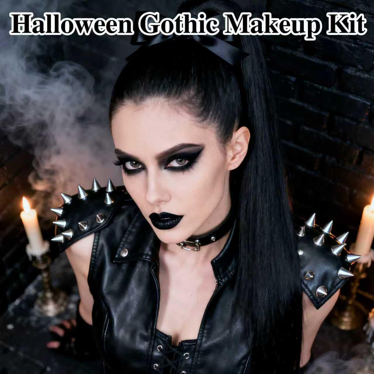 Yeweian liquid lipstick applicator spreading true black color that dries matte for smudge-resistant wear