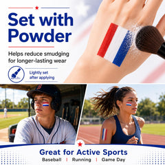 yeweian sticks inside a sports bag showing portability for on-the-go touch-ups