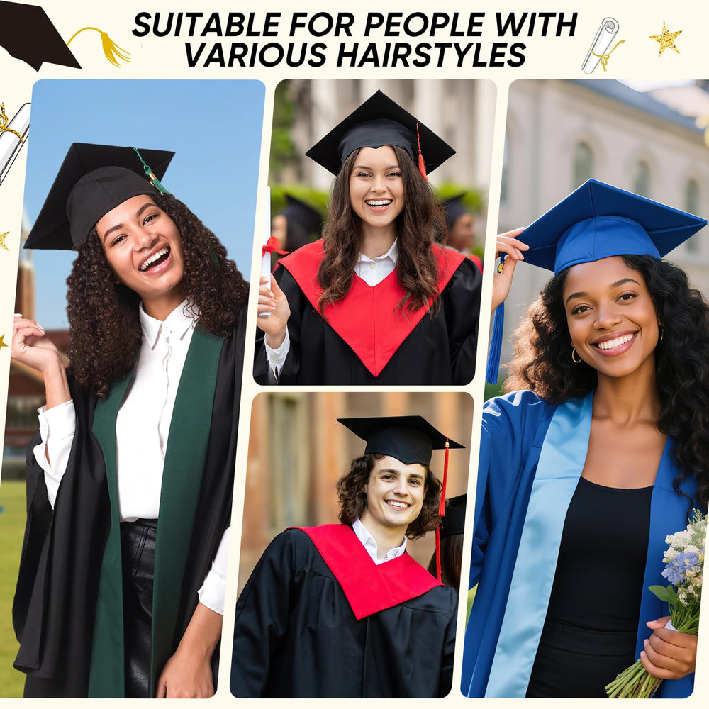 YFJOLEN graduation scene with stable cap and confident smiling graduate