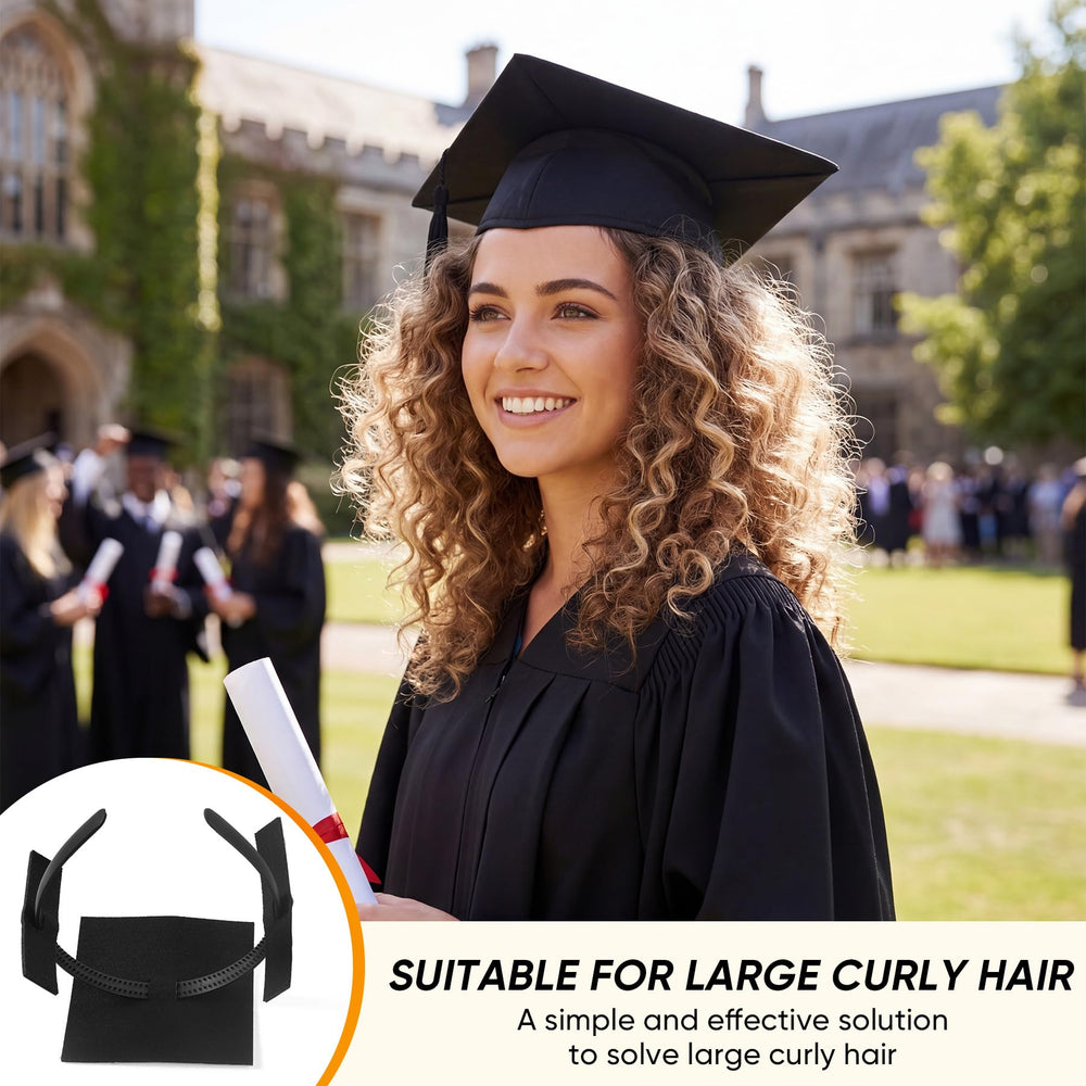 YFJOLEN headband worn by student in ceremony showing comfortable hold