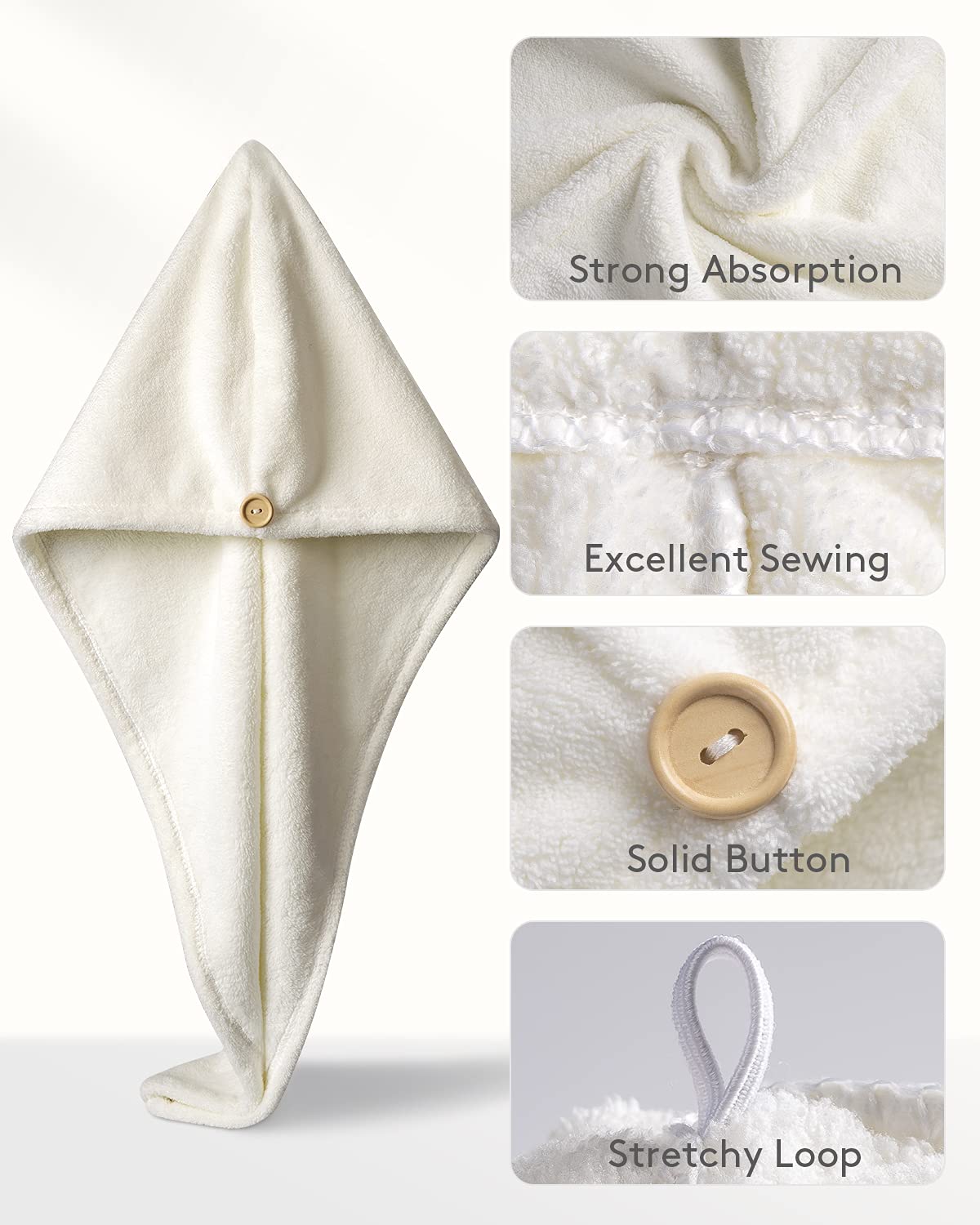 YFONG button and strap detail demonstrating secure-fit benefit