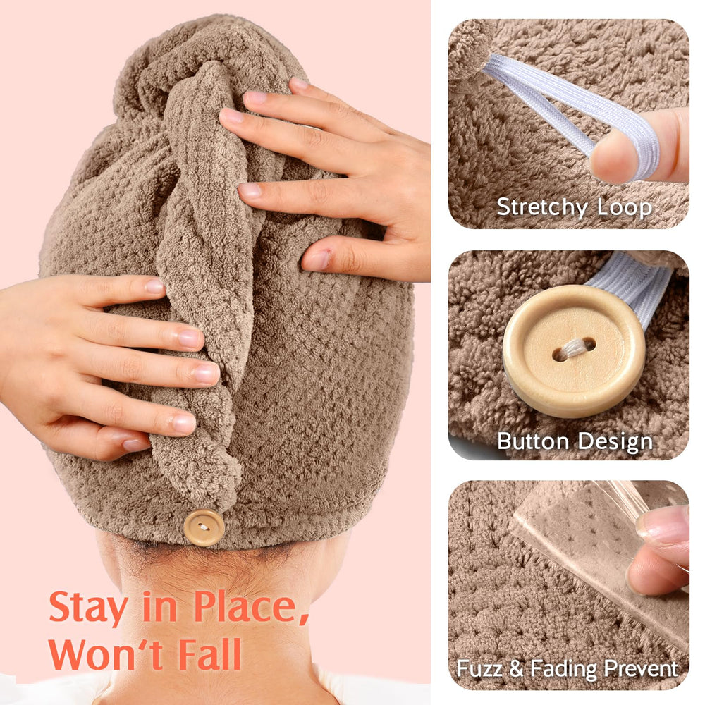 YFONG button and elastic loop detail showing secure fastening benefit