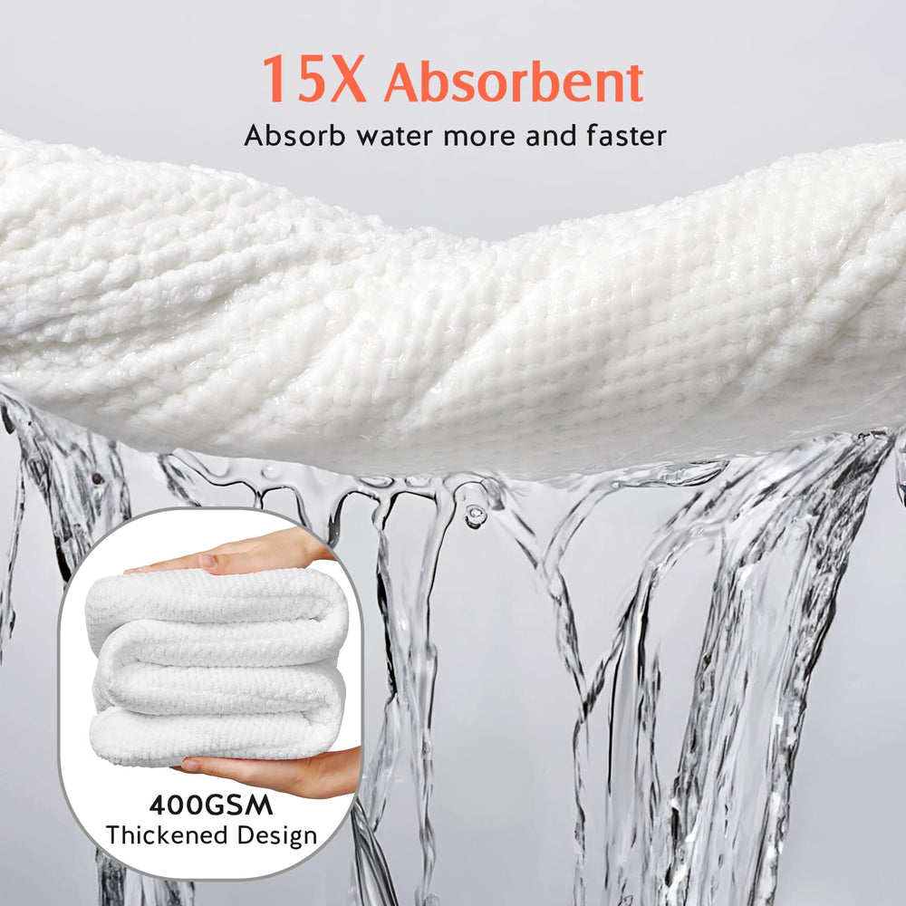 YFONG close-up of dense microfiber texture highlighting superior absorbency and softness