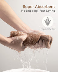 YFONG closeup microfiber texture highlighting absorbency and softness benefit
