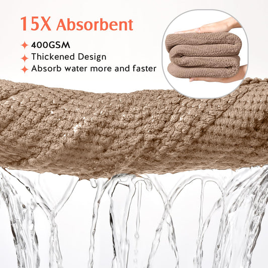 YFONG microfiber close-up highlighting dense fibers and fast absorbency