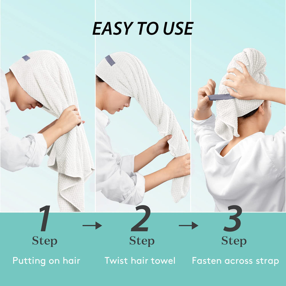 YFONG on wet hair absorbing moisture to reduce drying time