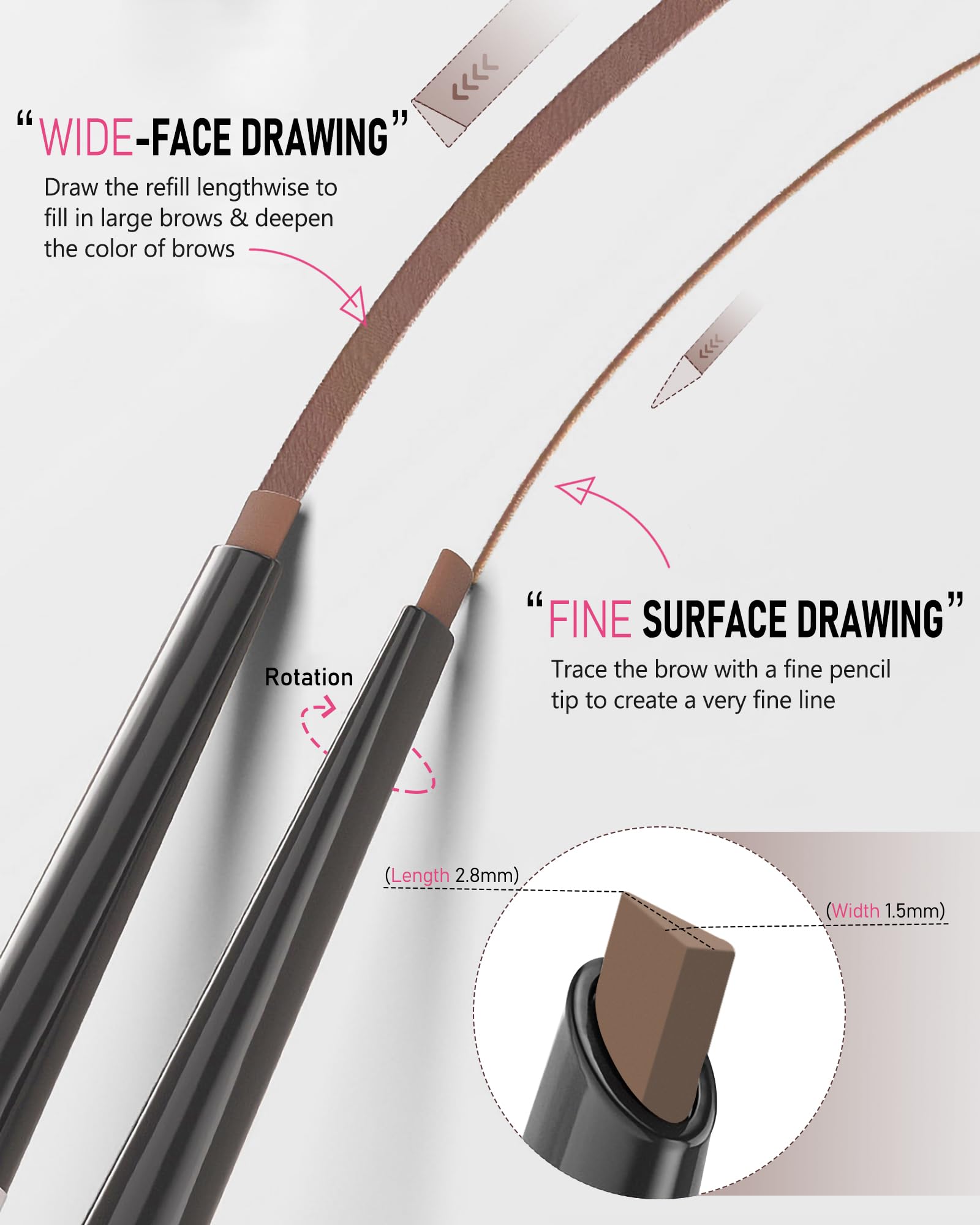 YFulfill eyebrow razor detail for neat shaping and refined brow lines