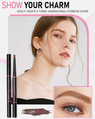 YFulfill spoolie brush blending pigment for seamless, blended eyebrow finish