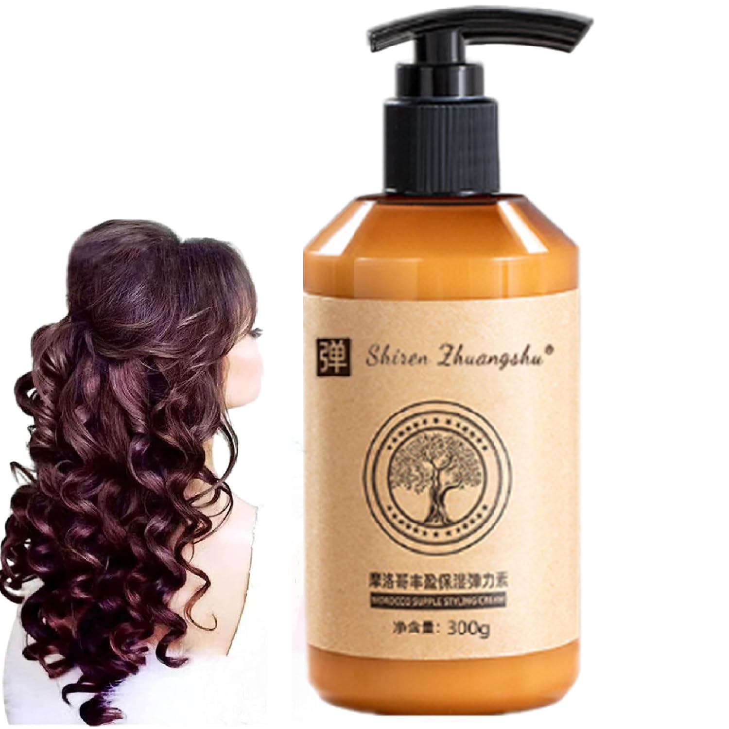 YG LianKai being diffused into curls to boost volume and hold benefit