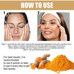 YG LianKai ingredients label close-up highlighting turmeric and oils