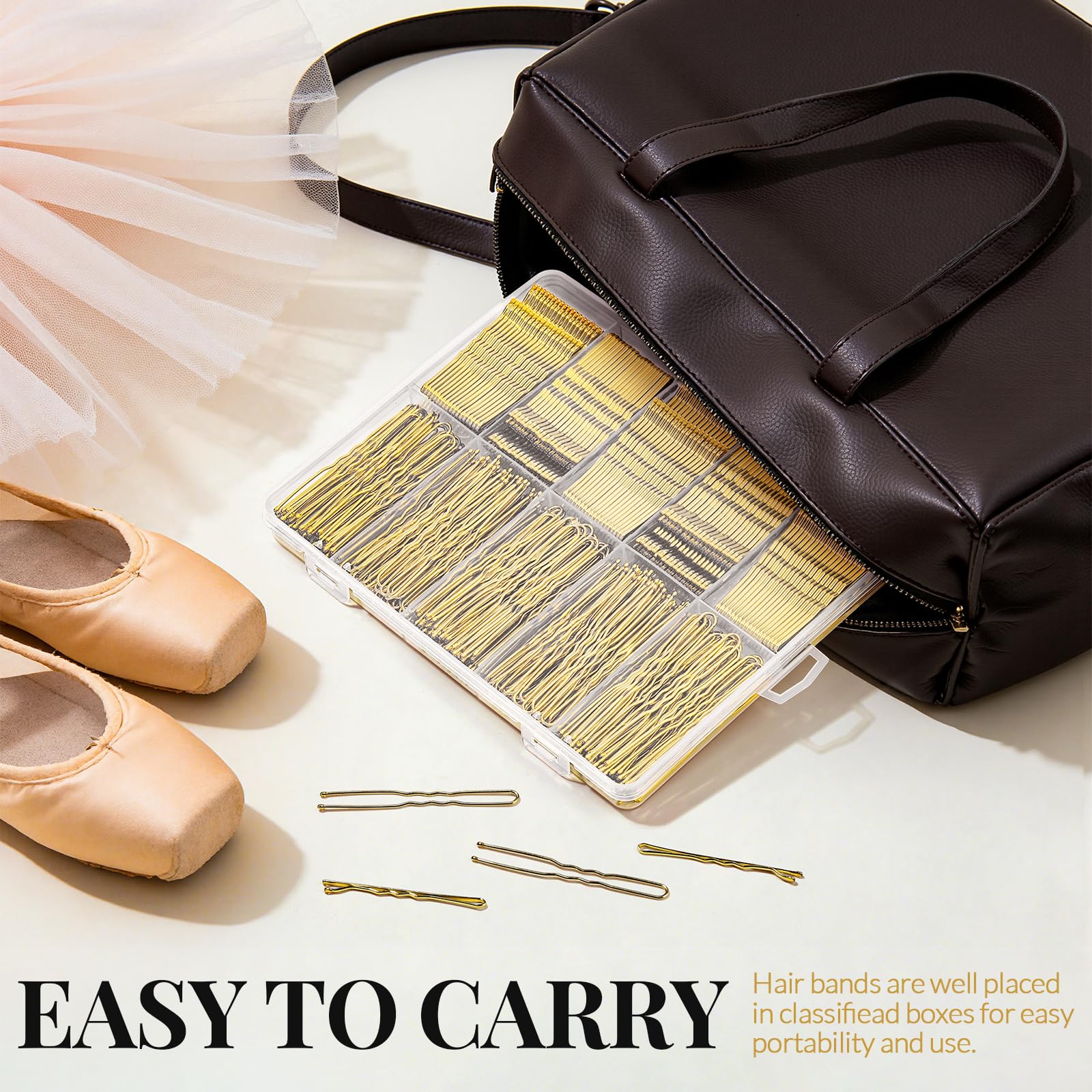 YGDZ clear storage box open with separated compartments for quick access