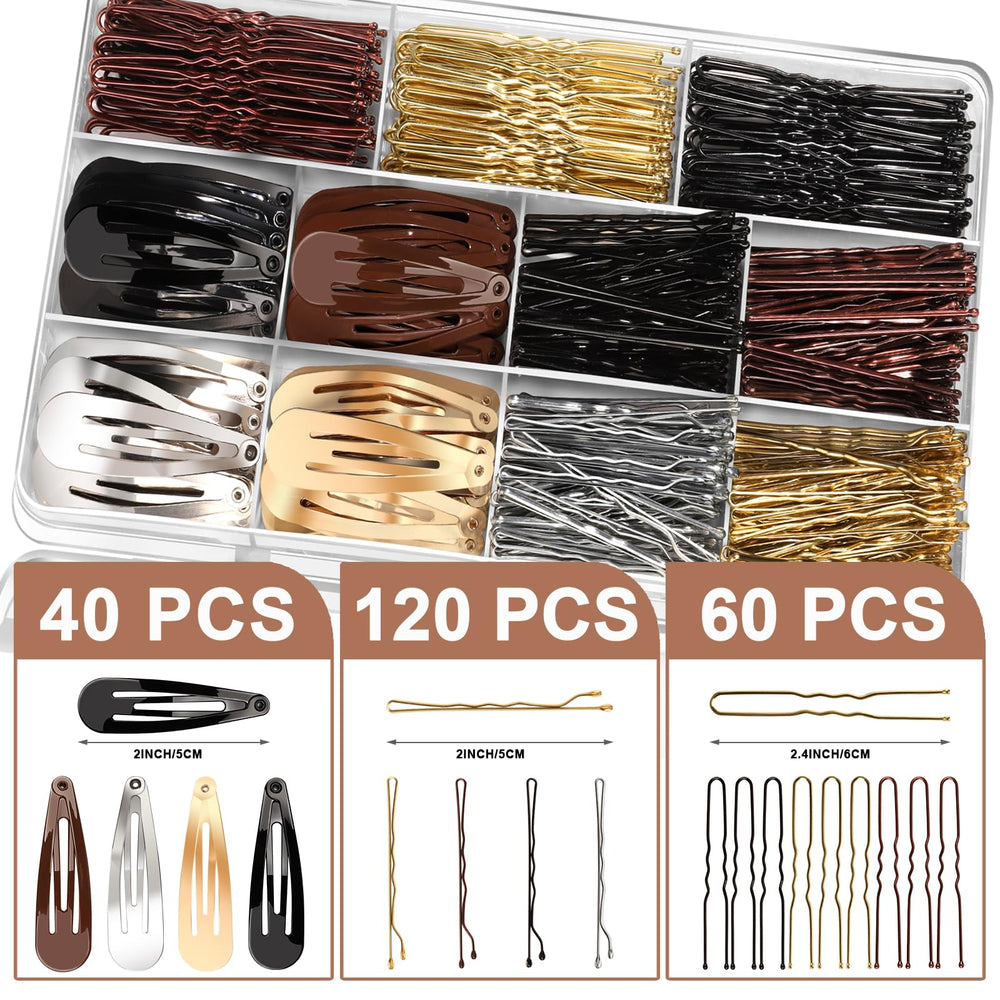 YGDZ bobby pins close-up showing color variety and secure grip