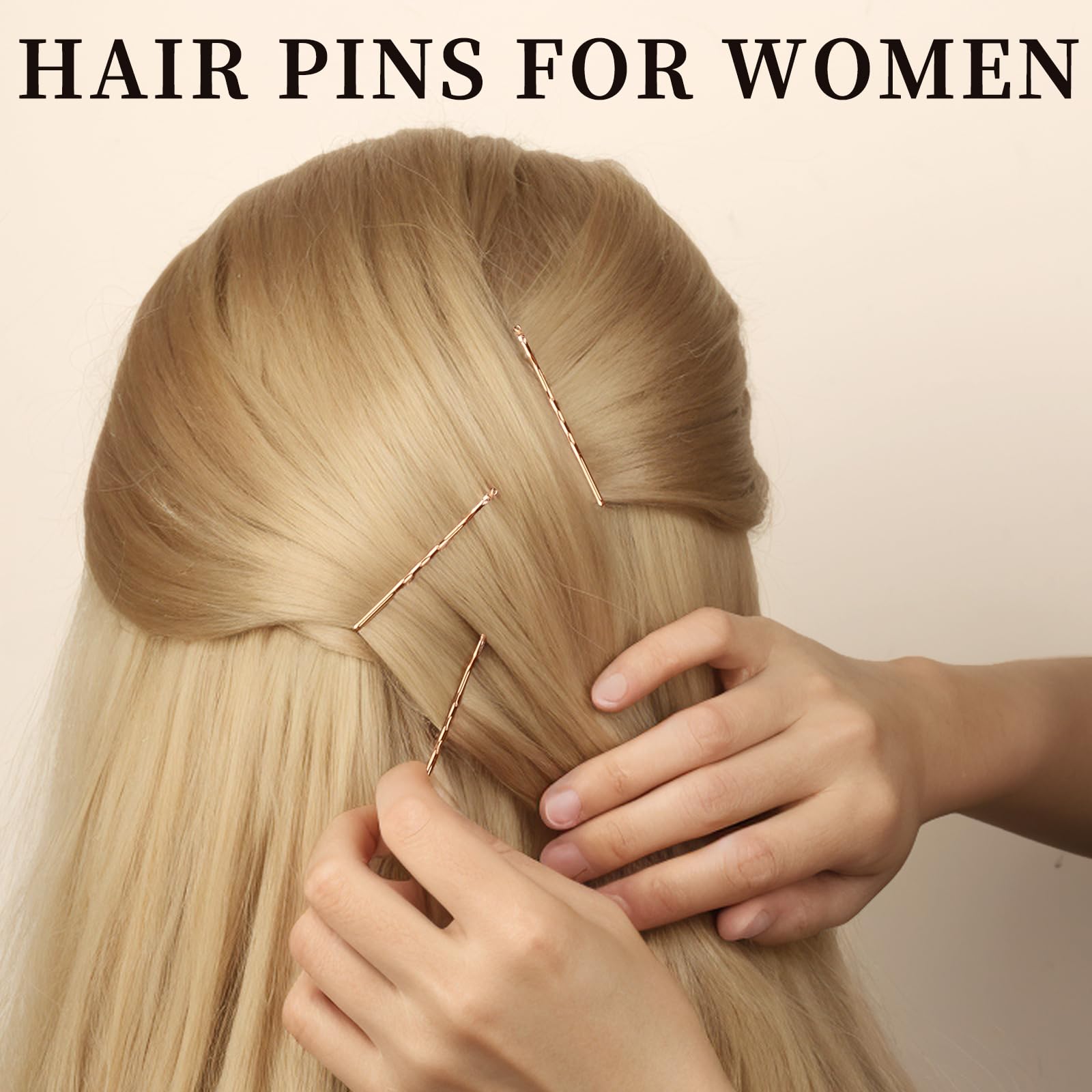 YGDZ bobby pins keeping bangs in place demonstrating discreet control