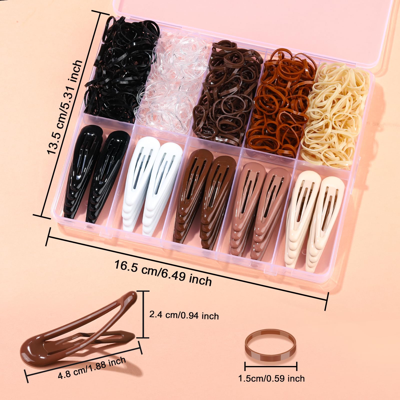 YGDZ close-up of clip coating preventing hair snags and pulls