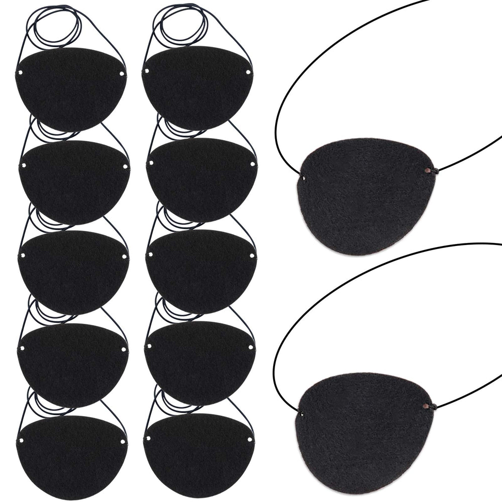 YGDZ eye patch front view showing full black coverage and comfort