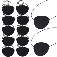 YGDZ eye patch front view showing full black coverage and comfort