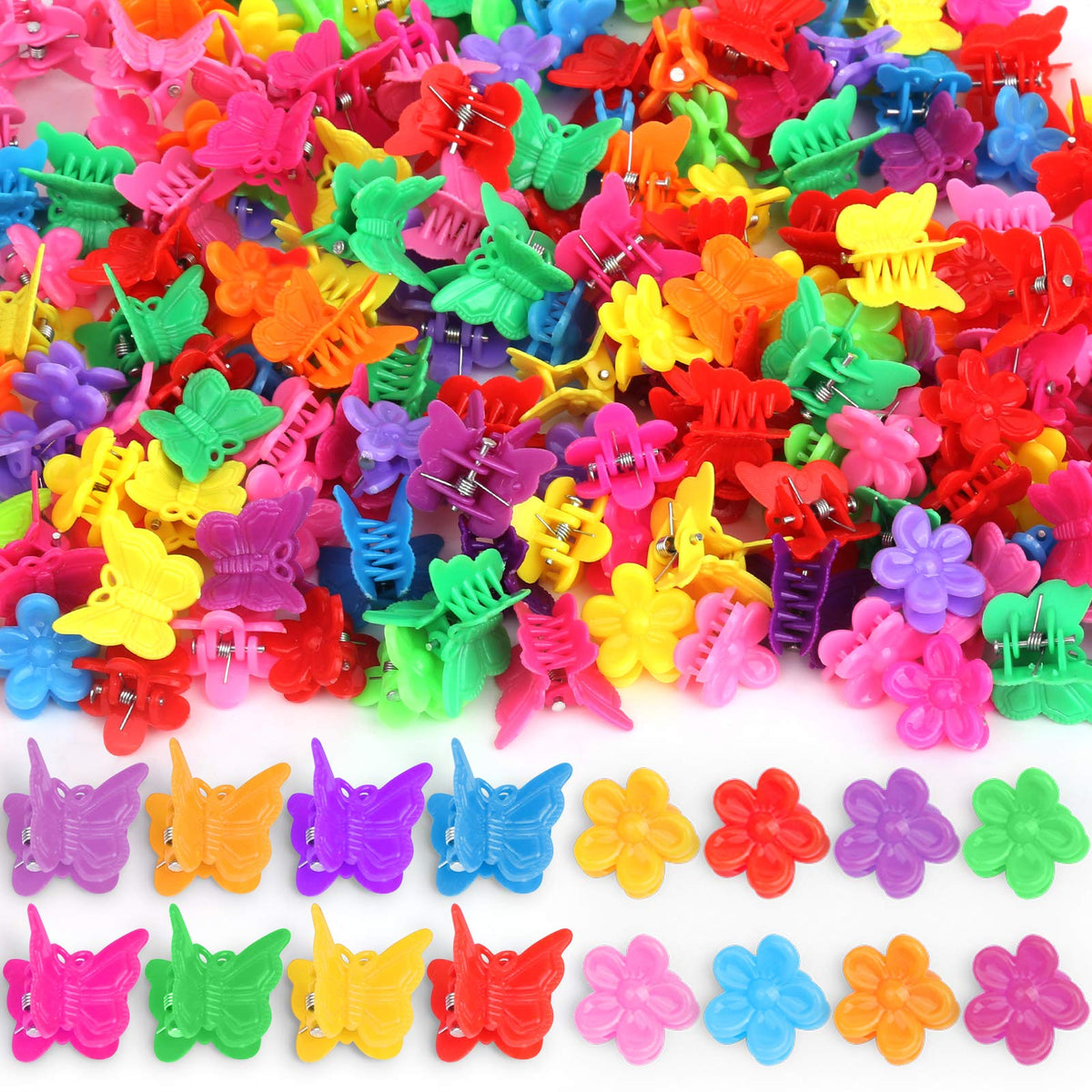 YGDZ front packaging showing 200pcs colorful hair clips and convenience