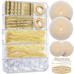 YGDZ front packaging showing full blonde bun kit for quick styling