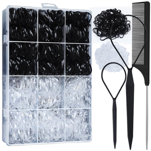 YGDZ front packaging showing clear and black elastics, convenient bulk supply